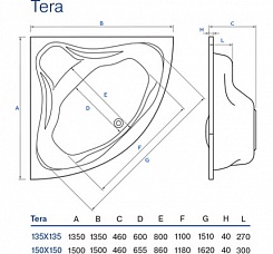 Koller Pool Акриловая ванна Tera 150х150 – фотография-5