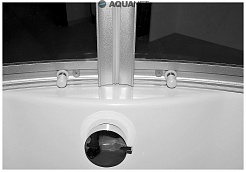 Aquanet Шторка для угловой ванны Vitoria, прозрачное стекло – фотография-3