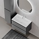 Sancos Тумба с раковиной Folk 80 grey soft раковина Grace 81 CN7012 – фотография-24