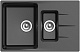 Ewigstein Мойка кухонная Gerd 60KF черный – фотография-6
