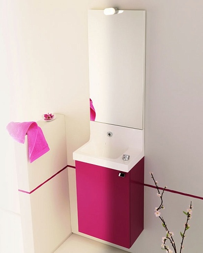 Jacob Delafon Мебель для ванной "Pop Laminar 40" R красная – фото-1