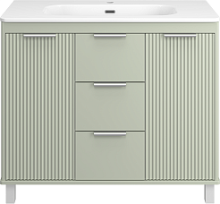 Brevita Мебель для ванной Risacca Pistachio 100 фисташковый – фотография-4