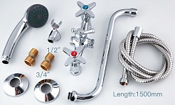 Frap Смеситель для ванны H20 F2220 хром – фотография-2