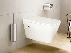 Azario Унитаз подвесной AZ-101C импульсный безободковый с инсталляцией белый – фотография-2