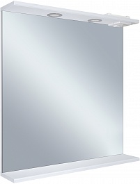 Misty Зеркало для ванной Енисей 105 белое – фотография-2