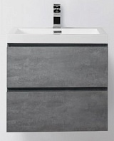 BelBagno Тумба с раковиной LUCE 600 Stucco Cemento