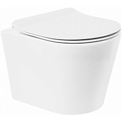 BelBagno Чаша унитаза безободкового Flay-R BB053CHR без сиденья – фотография-2