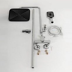 BelBagno Душевая система Due DUE-DOCM-CRM хром – фотография-2