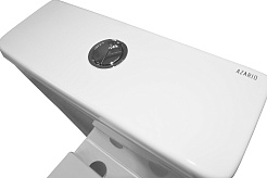 Azario Унитаз-компакт Vetro AZ-2149 безободковый с бачком с сиденьем микролифт белый – фотография-6