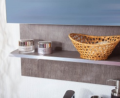 Бриклаер Мебель для ванной Карибы 50 дуб антик/сатин – фотография-5