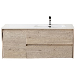 BelBagno Тумба под раковину Kraft 120 R подвесная Rovere Galifax Bianco – фотография-2