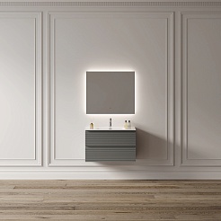 Sancos Зеркало Square 2.0 80 с подсветкой с бесконтактным выключателем – фотография-8