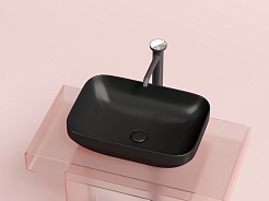 Ceramicanova Мебельная раковина Element 50 CN6055MB чёрный матовый – фотография-8