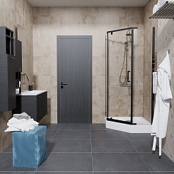 Triton Душевой уголок Дека-Блэк 90/90 Щ0000059782 – фотография-5