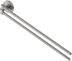 Cezares Полотенцедержатель двойной поворотный Relax RELAX-THD-S-IN сатин – фотография-1