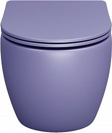 Grossman Унитаз подвесной Color GR-4411LIMS фиолетовый матовый – фотография-2