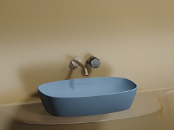 Ceramicanova Мебельная раковина Element 60 CN6049ML голубой матовый – фотография-10
