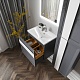 Бриклаер Мебель для ванной Берлин 60 оникс серый – картинка-26