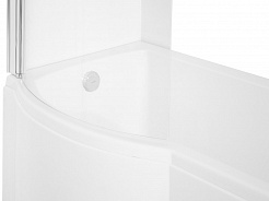 Besco Акриловая ванна Inspiro 160x70 L со шторкой – фотография-4