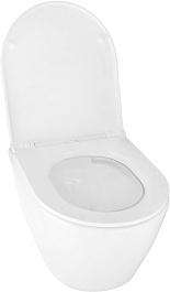 Azario Унитаз подвесной Uno AZ-2380 безободковый белый – фотография-8