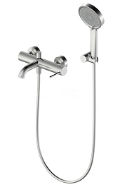 Oliveeka Смеситель для вынны с душем Y OL-639017-BN никель матовый – фотография-1