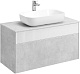 Акватон Тумба под раковину Марбл 100 подвесная слэйт/белая матовая – картинка-33