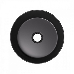 Teymi Раковина накладная в ванную Lina D31 чёрный матовый T50286 – фотография-3