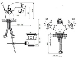 Cezares Смеситель LORD-BS1-03/24 для биде – фотография-2