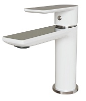 Mixline Смеситель для раковины 35k ML33-04 "City White" белый/хром