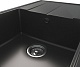 Teymi Мойка кухонная Hanna Smart 74 кварцевая черная матовая – фотография-14