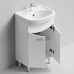 Водолей Тумба под раковину Эльба 50 белая – фотография-3