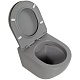 BelBagno Унитаз подвесной Colorato BB062CHR-GR безободковый – картинка-14