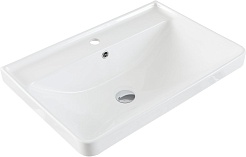 Aquanet Тумба с раковиной Ирис New 70 белая – фотография-8