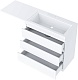 Vivon Тумба под раковину под стиральную машину Donna 150 3 ящика напольная белый глянец – фотография-22