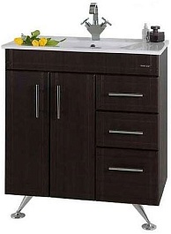 Водолей Тумба под раковину Ницца Д 75 венге – фотография-1