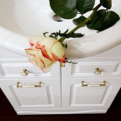 Бриклаер Мебель для ванной Анна 60 L белая – фотография-5