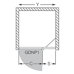Roltechnik Душевая дверь "GDNP1 1300" – фотография-8