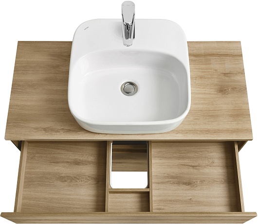 Акватон Тумба с раковиной Либерти 100 Одри Soft дуб эльвезия – картинка-5