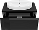 Brevita Тумба под раковину Savoy 80 подвесная черная матовая – картинка-7