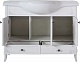 ASB-Woodline Мебель для ванной Салерно 105 белый (патина серебро), массив ясеня – картинка-15