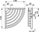 Keuco Полка Universal 24943 01 угловая – фотография-5