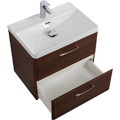 BelBagno Тумба под раковину Due 50 подвесная Noce – фотография-5