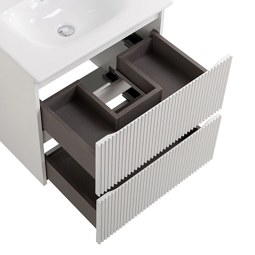 BelBagno Тумба с раковиной Uno 70 подвесная Bianco Opaco с раковиной BB-8099-70 – картинка-5