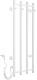 Domoterm Полотенцесушитель электрический Танго DMT 109-V4 36x92 БЕЛ EK L белый – фотография-6