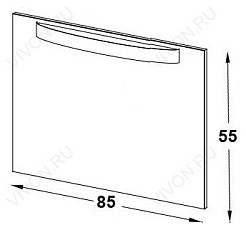 Jacob Delafon Мебель для ванной "Presquile 100-1" палисандр – фотография-3
