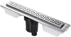 BERGES Wasserhaus Душевой лоток B1 Antik 900 090027 хром матовый – фотография-1