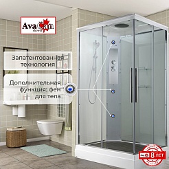 Avacan Душевая кабина 120/90 K2012 прозрачная – фотография-3