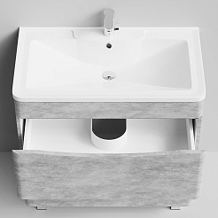 Водолей Тумба с раковиной Адель 80 горный камень – фотография-4