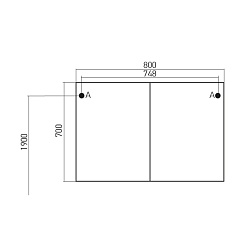Mixline Мебель для ванной Мальта 80 капучино – фотография-5