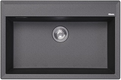 Florentina Мойка кухонная Тоскана 770 черная – фотография-1